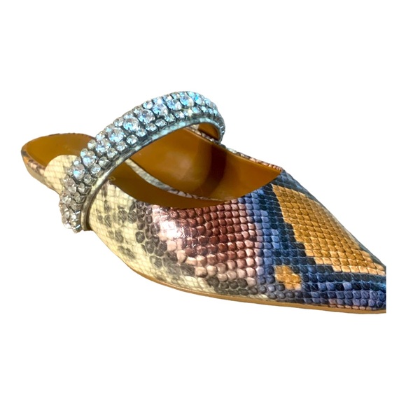 KURT GEIGER LONDON PRINCELY - NEW - Crystal Pointed-Toe Mule- EU 39/US 8.5 - Picture 4 of 10